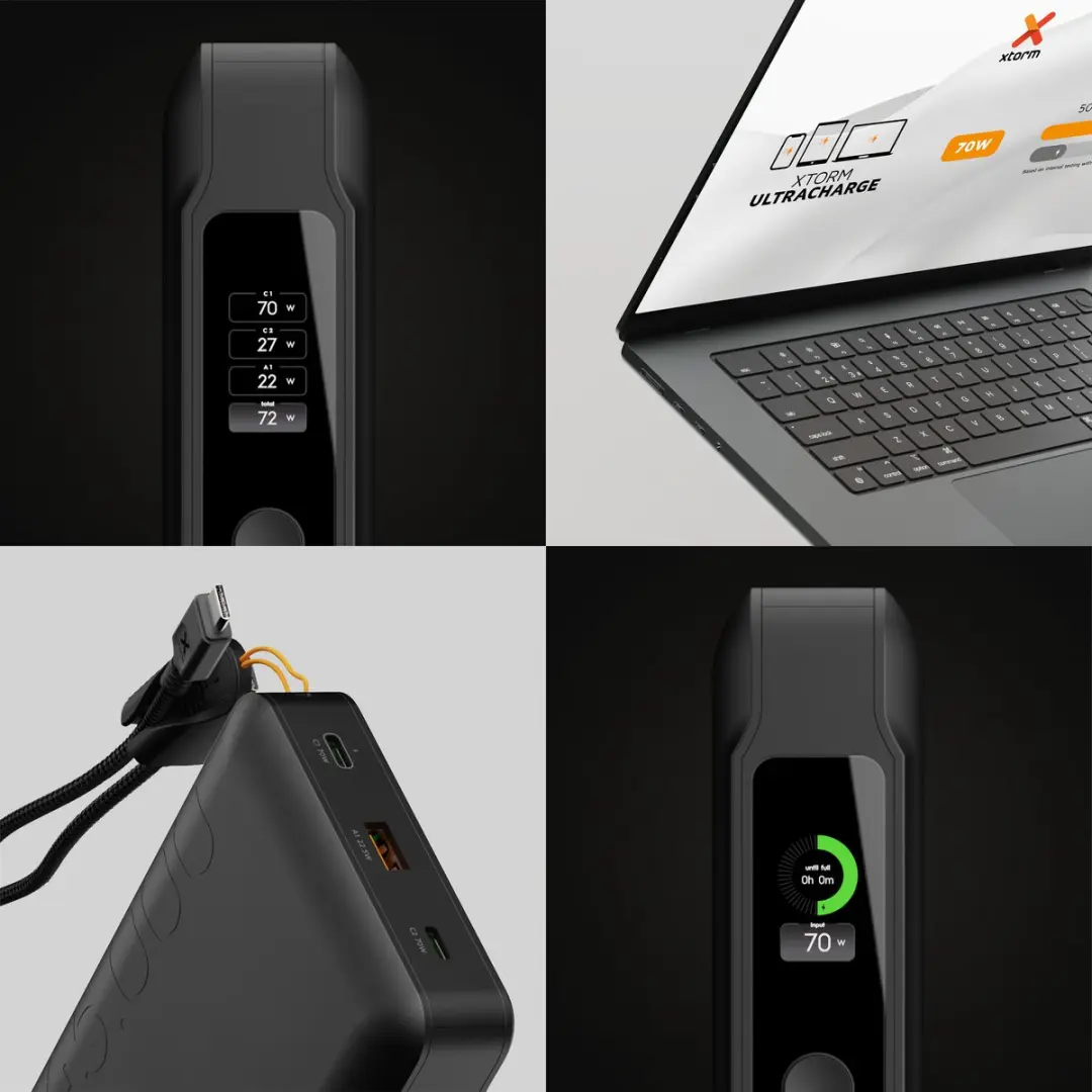 Xtorm NextGen XNG451W70 Powerbank - Zwart - afbeelding 2 van 6
