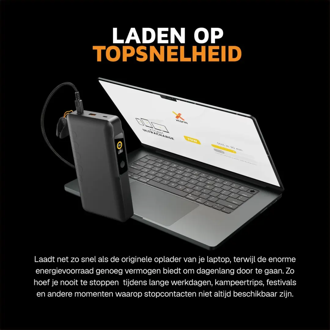 Xtorm NextGen XNG451W70 Powerbank - Zwart - afbeelding 5 van 6