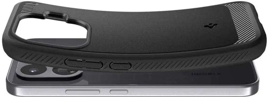 Spigen Rugged Armor Hoesje Xiaomi 17T ACS11870 - Zwart - afbeelding 5 van 6