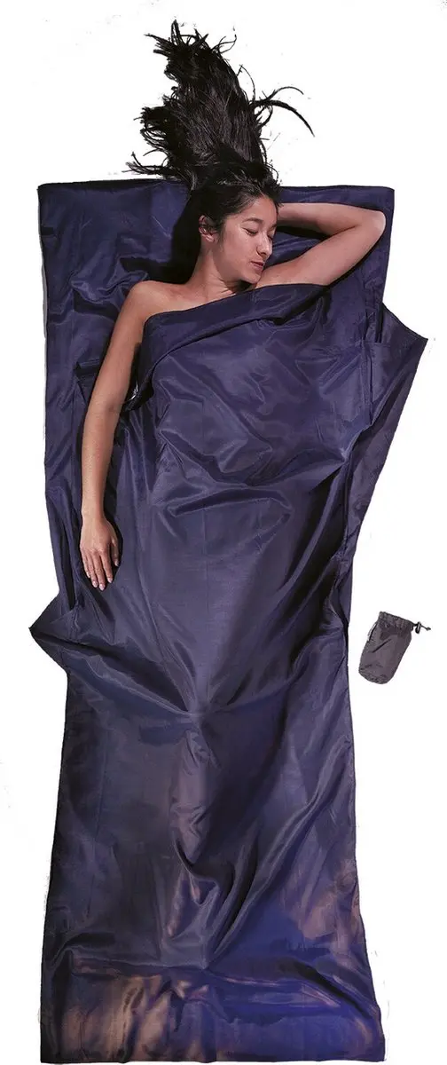 Cocoon Travel Sheet Zijde/Katoen Lakenzak Tuareg - Blauw - afbeelding 3 van 6