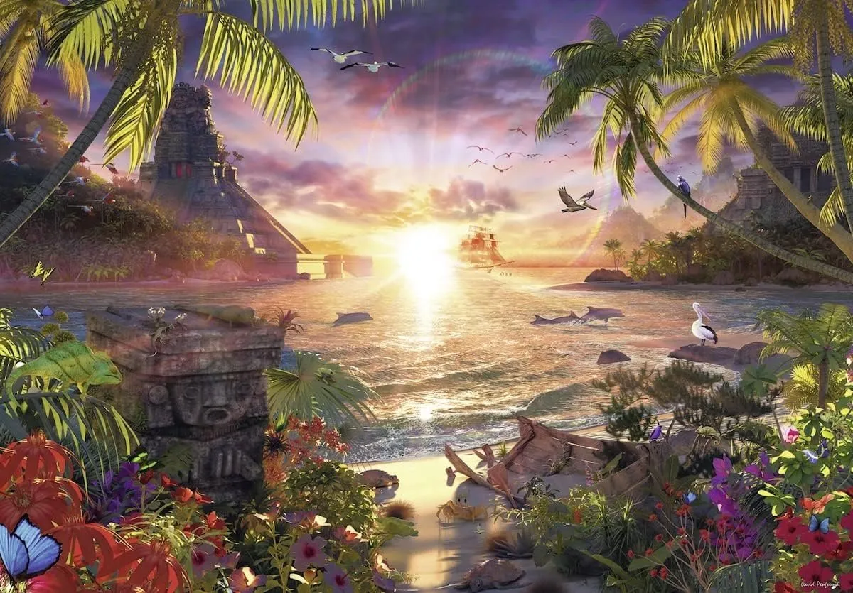 Ravensburger Paradijselijke Zonsondergang Puzzel 18.000 Stukjes - Multi