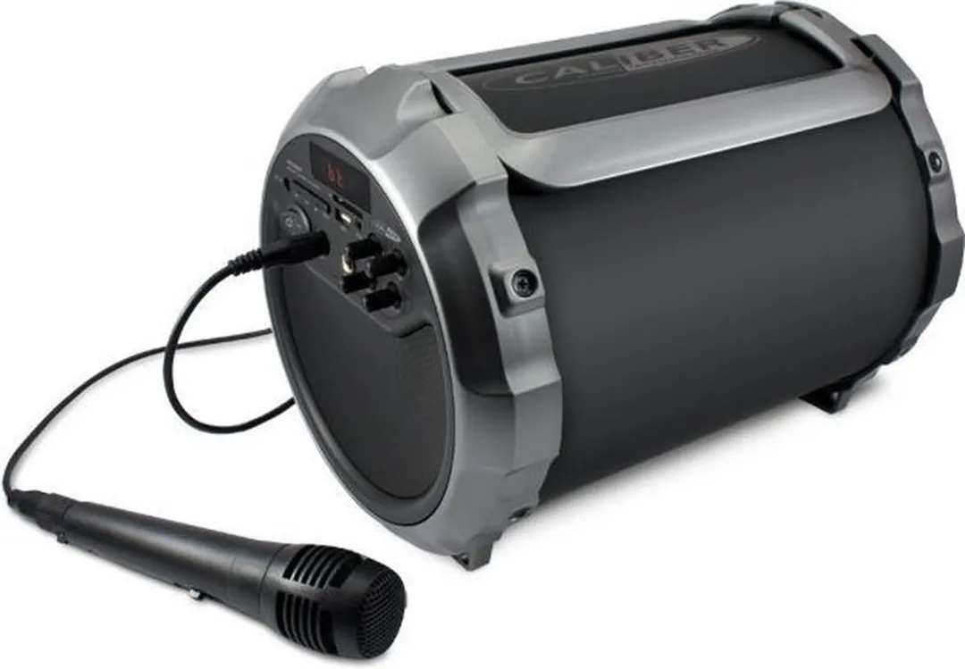 Caliber HPG512BT Draagbare Bluetooth Speaker - Karaoke Partybox - 21W - Zwart