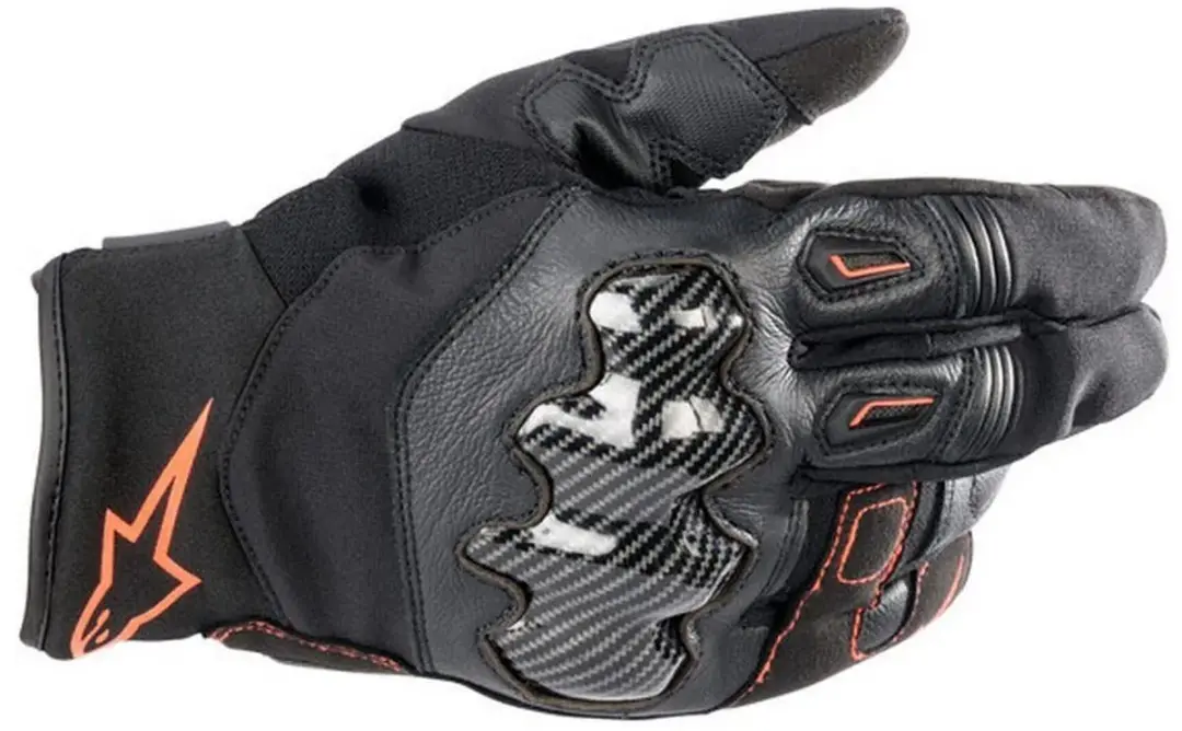 Alpinestars SMX-1 Drystar Handschoenen - Zwart/Rood - M - afbeelding 4 van 4