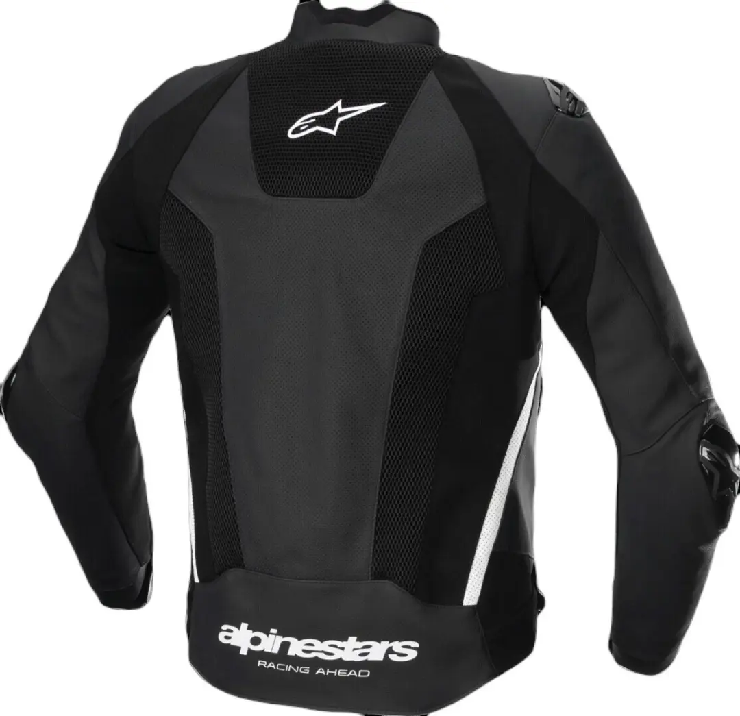 Alpinestars Missile V3 Airflow Leren Motorjas - Zwart/Wit - Maat 56 - afbeelding 2 van 2
