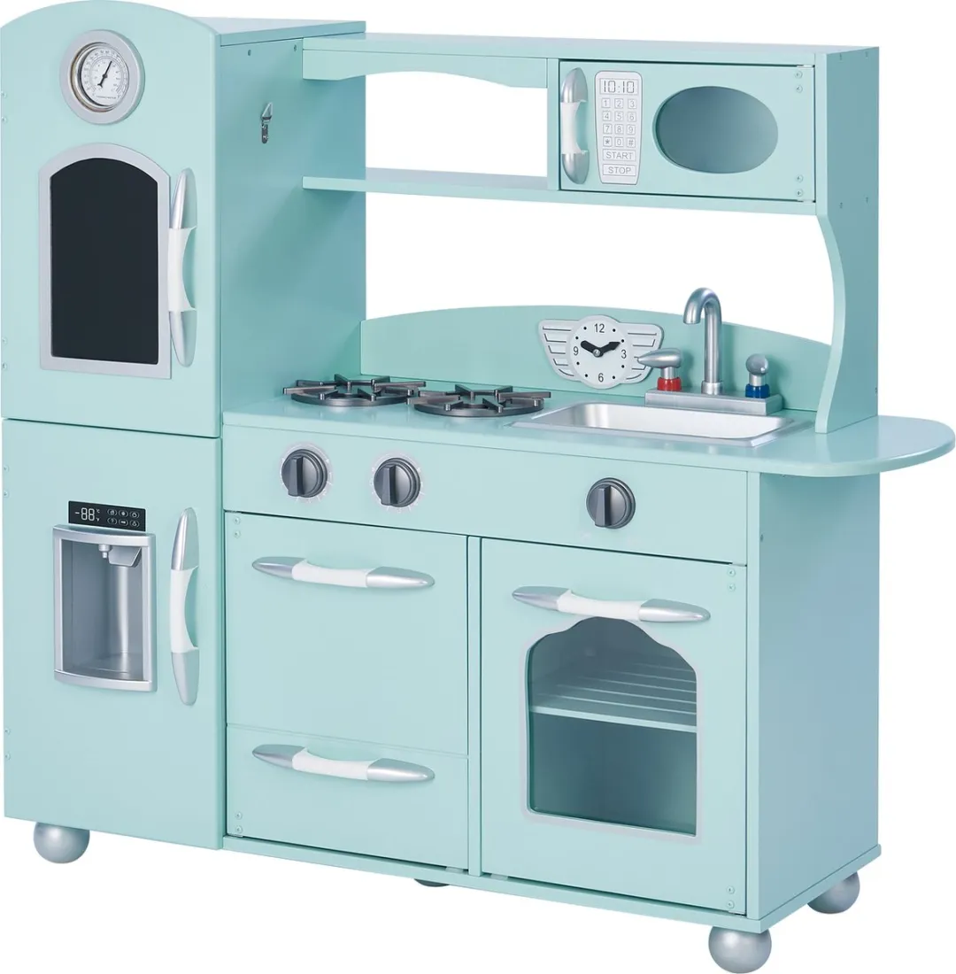 Teamson Kids Retro Houten Speelkeuken Mintgroen