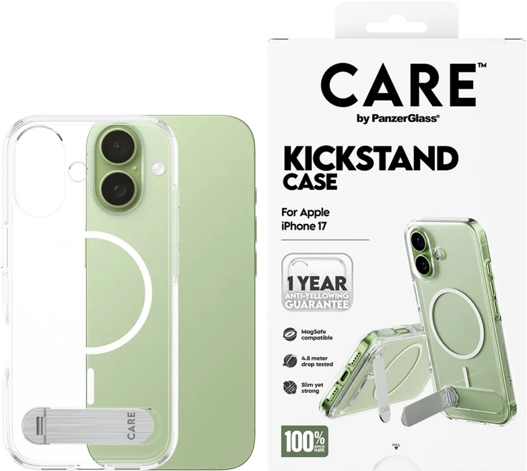 PanzerGlass iPhone 17 Magsafe Hoesje - Kickstand - Zwart