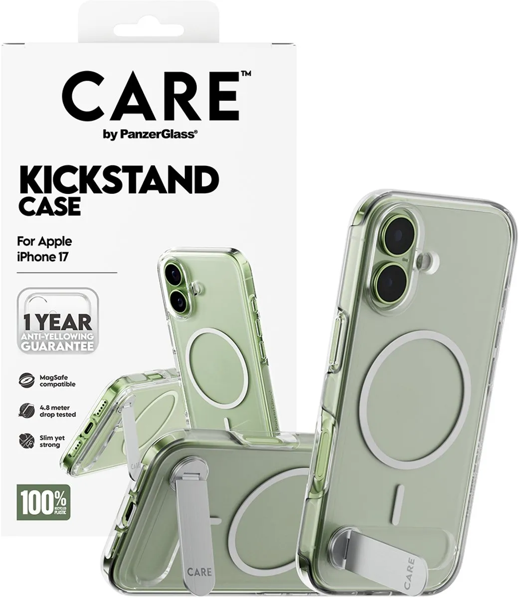 PanzerGlass iPhone 17 Magsafe Hoesje - Kickstand - Zwart