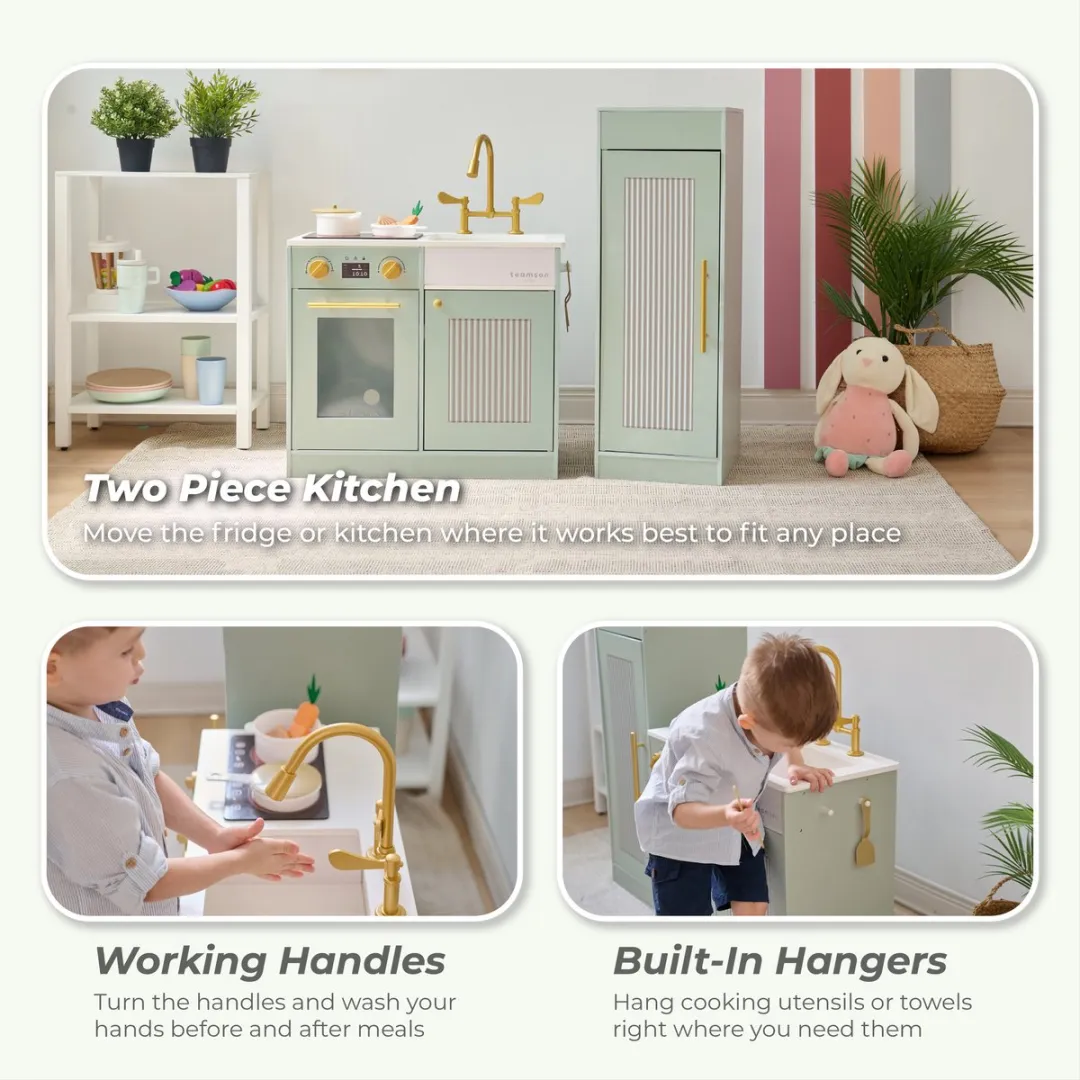 Teamson Kids Chester Houten Speelkeuken - Groen