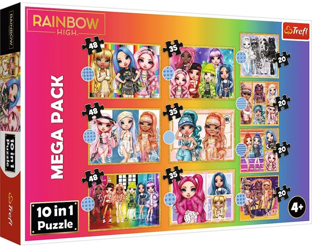 Trefl Modieuze Poppen Puzzle 10-in-1