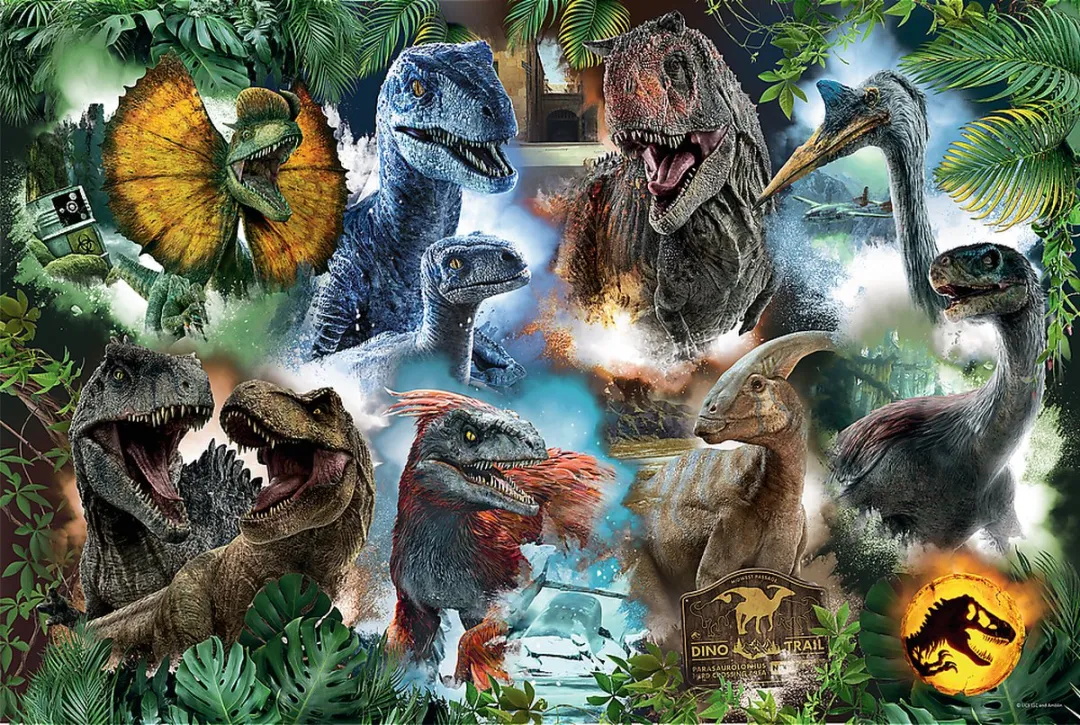 Trefl Jurassic World Puzzel 300 Stuks - Multicolor
