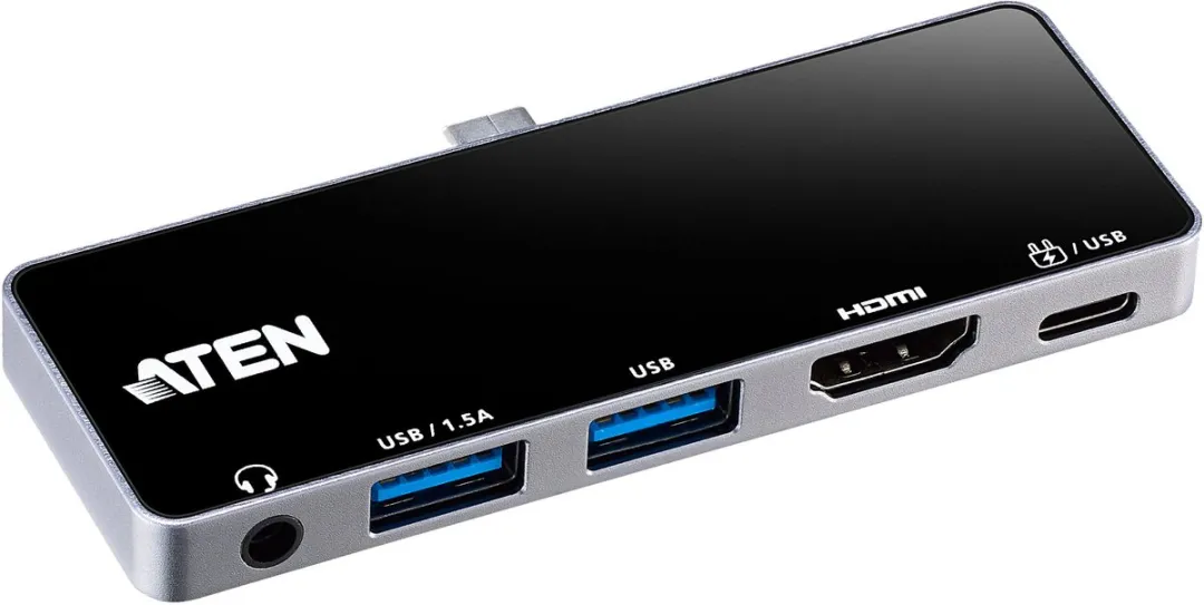 Aten UH3238 USB-C Dockingstation - 2 Schermen - 100W Opladen