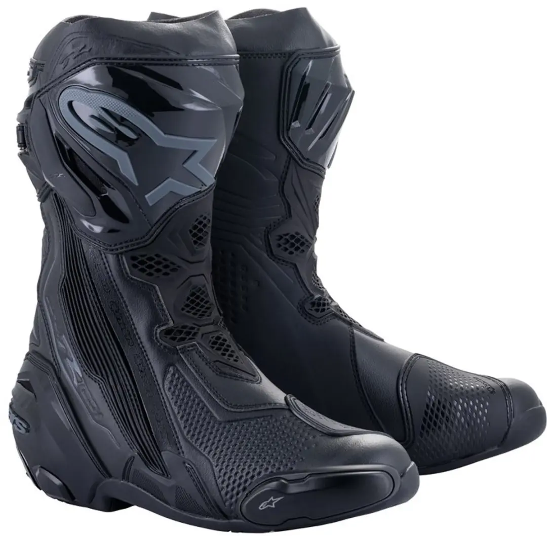 Alpinestars Supertech R Zwart Zwart Laarzen
