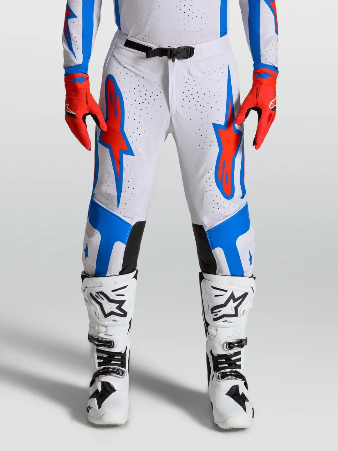 Alpinestars Supertech Vesta Motocrossbroek - Paars/Rood - afbeelding 5 van 6