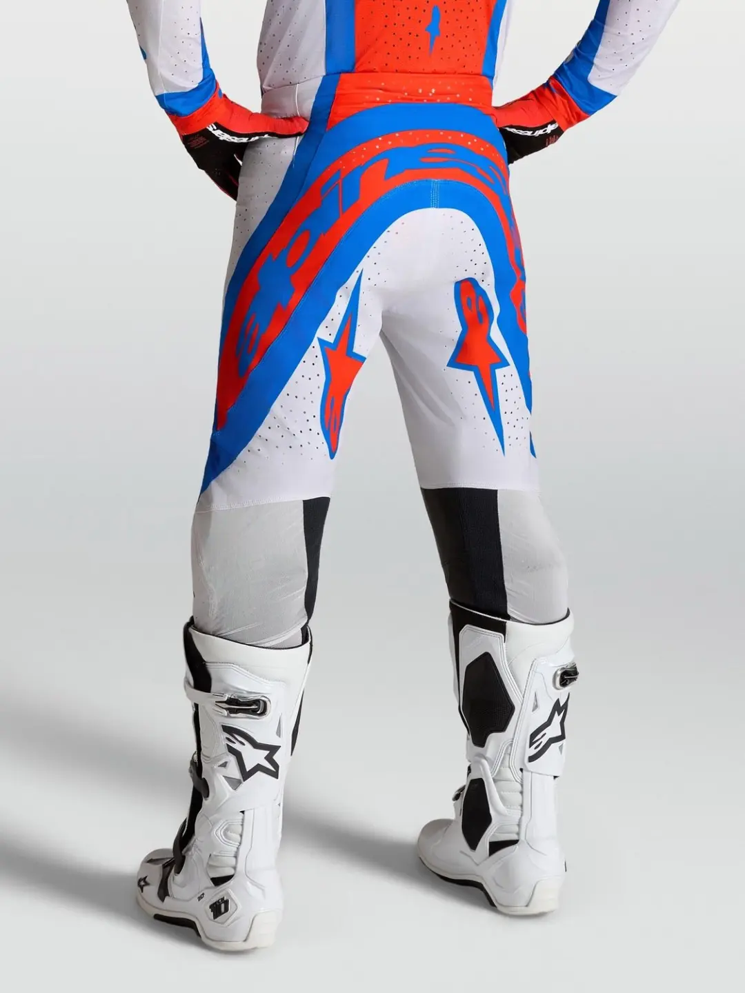 Alpinestars Supertech Vesta Motocrossbroek - Paars/Rood - afbeelding 3 van 6