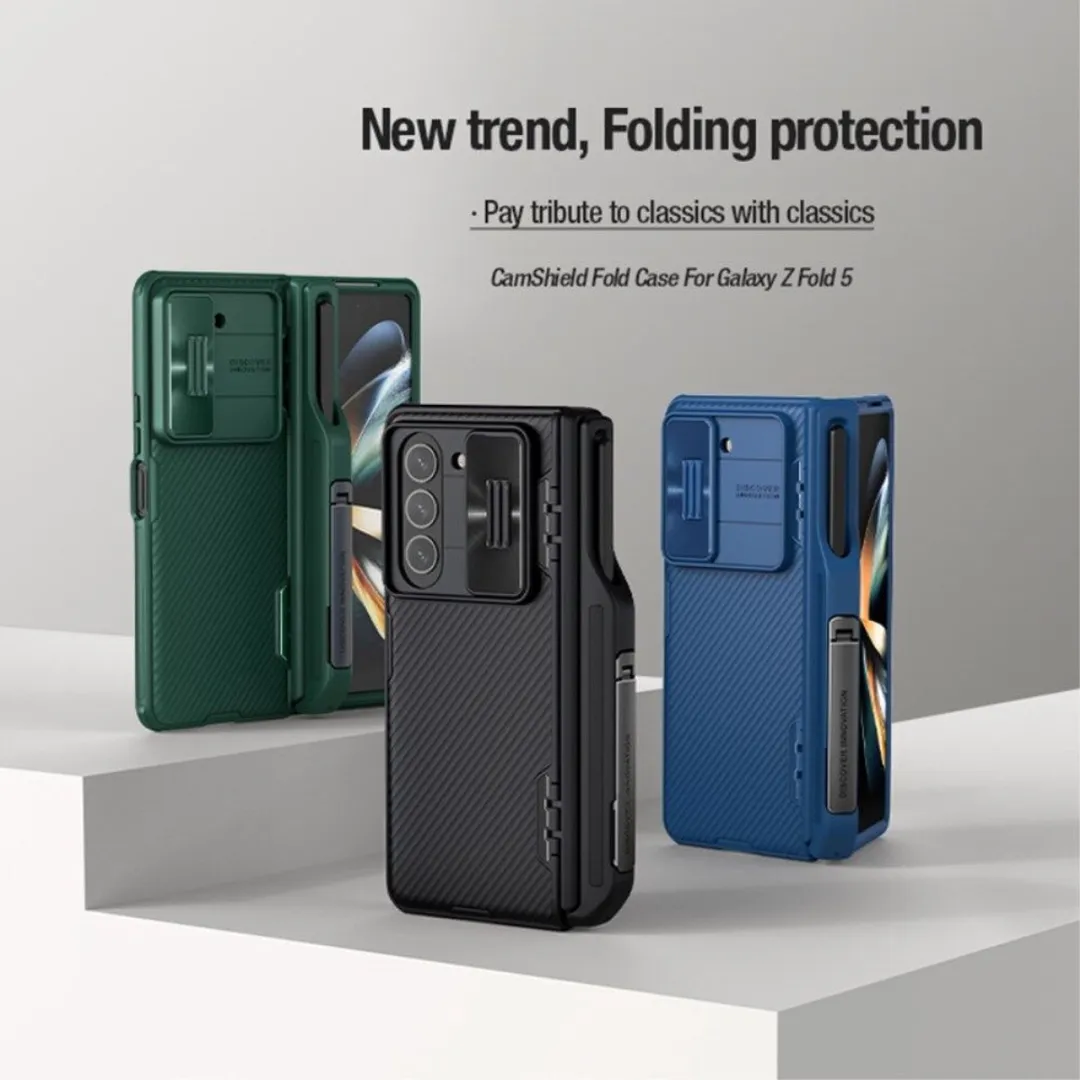 Nillkin CamShield Hoesje Galaxy Z Fold 5 - Groen