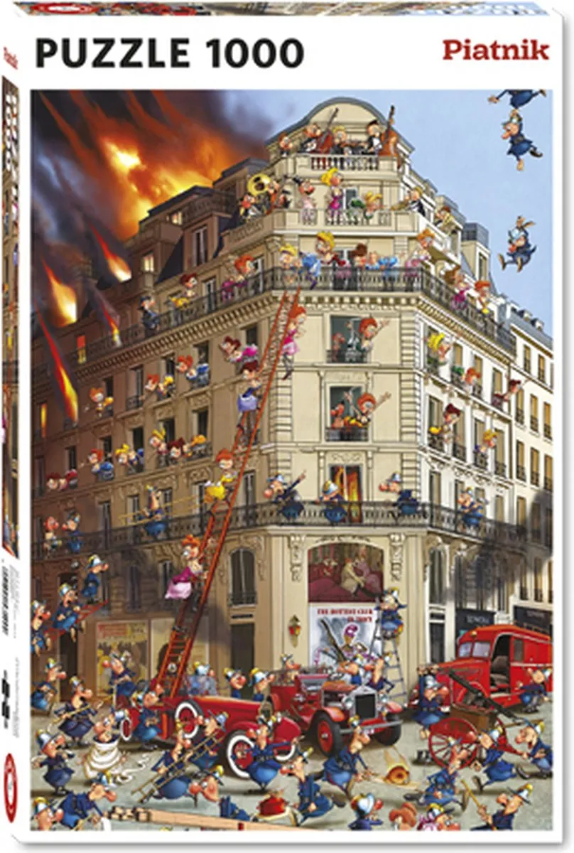 Piatnik Brandweer Puzzel 1000 Stuks - Multicolor
