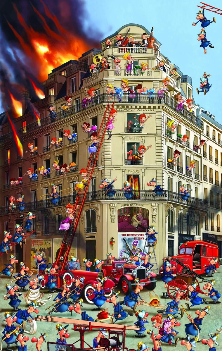 Piatnik Brandweer Puzzel 1000 Stuks