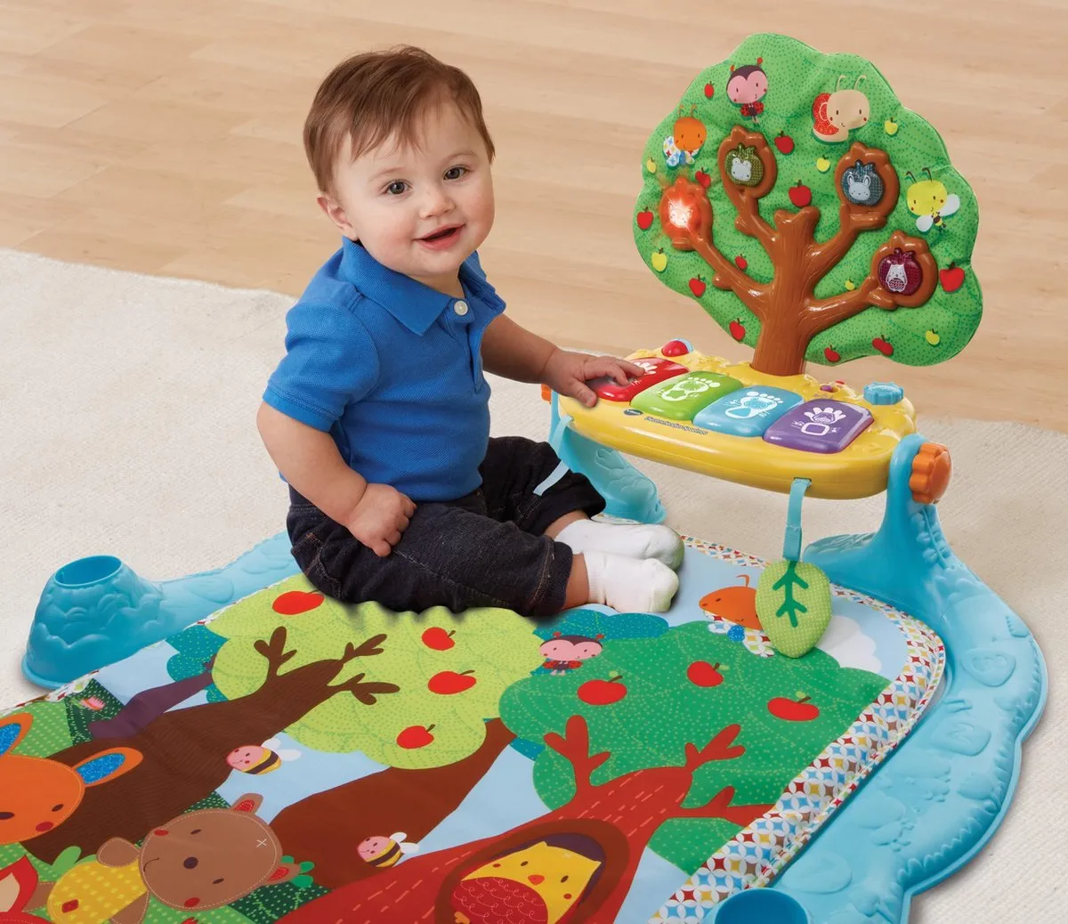 VTech Baby Dierenvriendjes Speelmat - 9 Speelelementen - Multikleuren