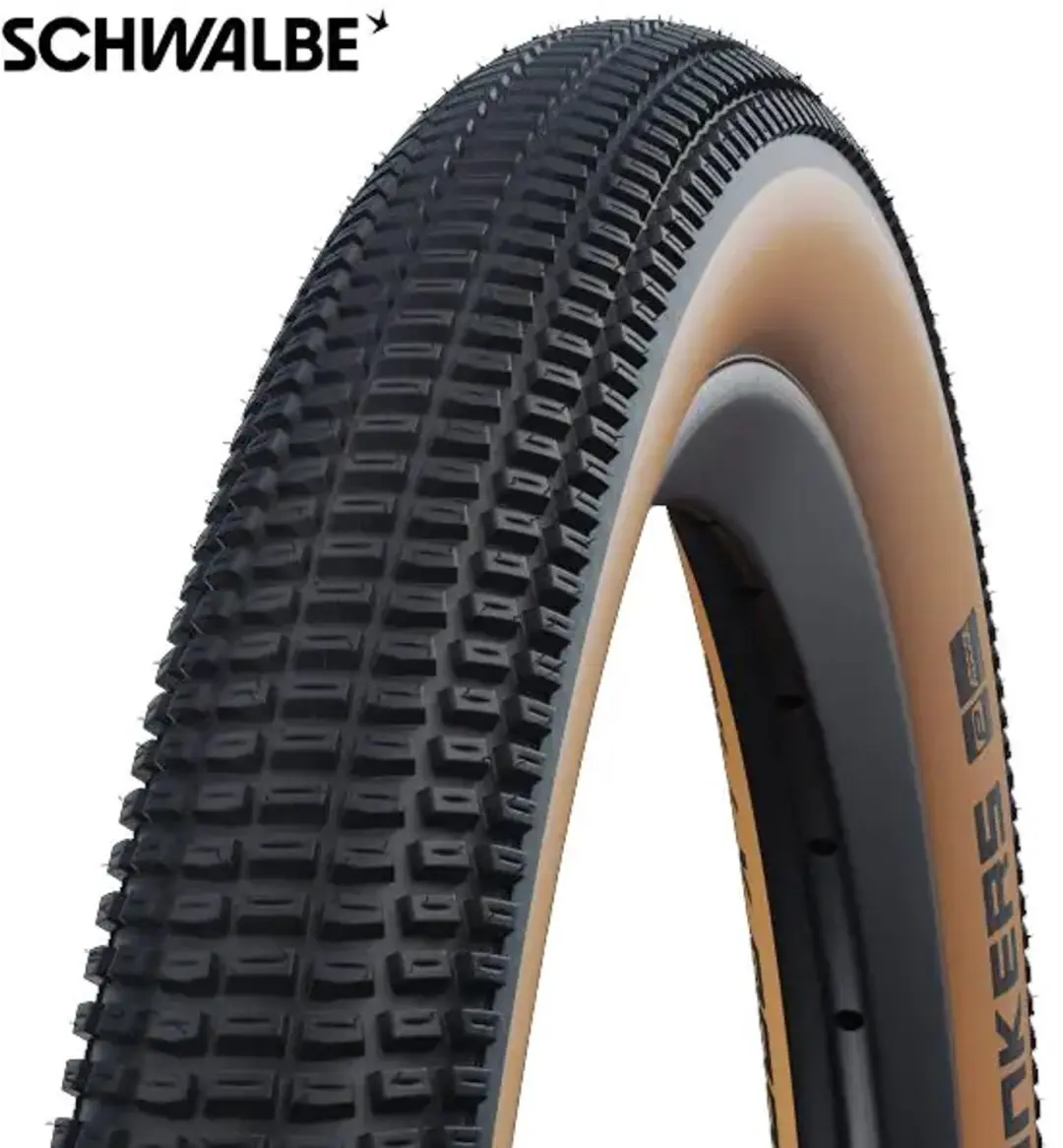 SCHWALBE Billy Bonkers Performance Folding Tyre 18x2.00" Addix, zwart/beige Band