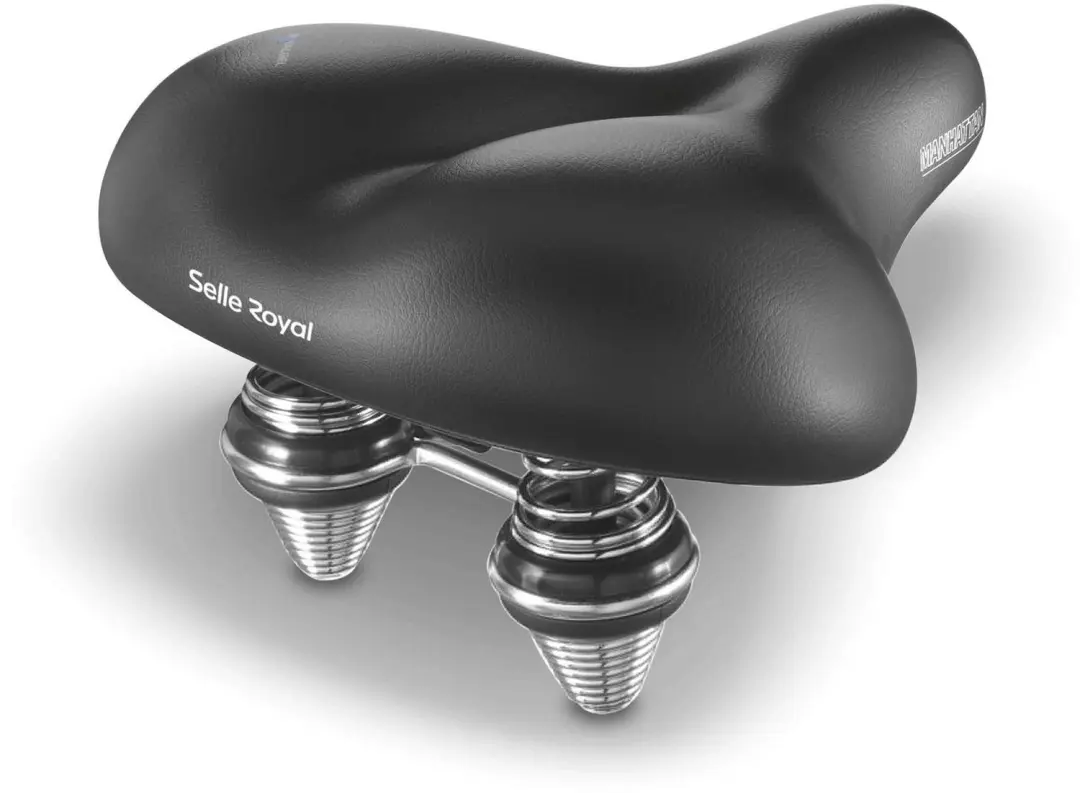 Selle Royal zadel Manhattan Stracciatella zwart