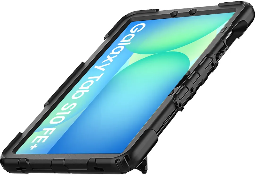 Just in Case Rugged Case Samsung Galaxy Tab S10 FE+ - Zwart