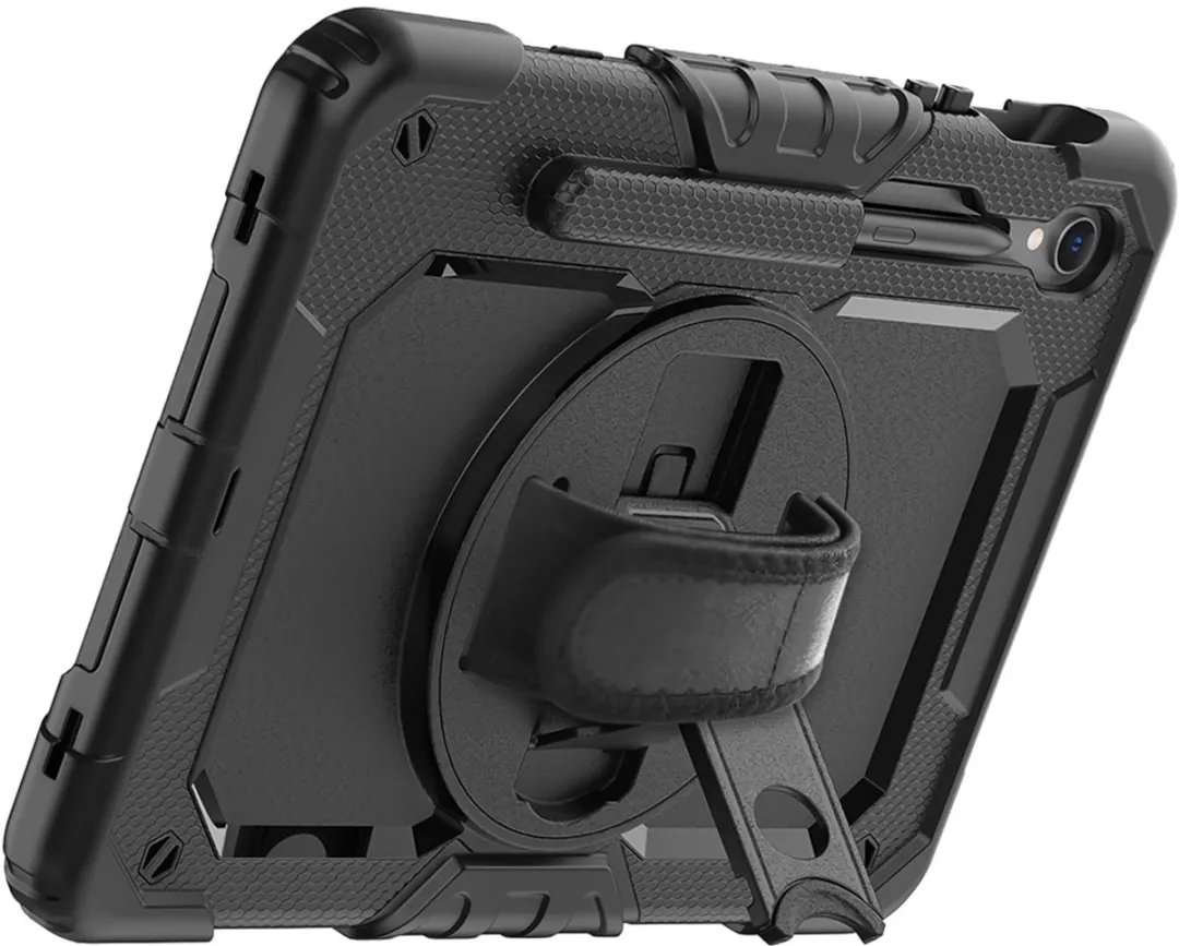 Just in Case Rugged Case Samsung Galaxy Tab S10 FE+ - Zwart