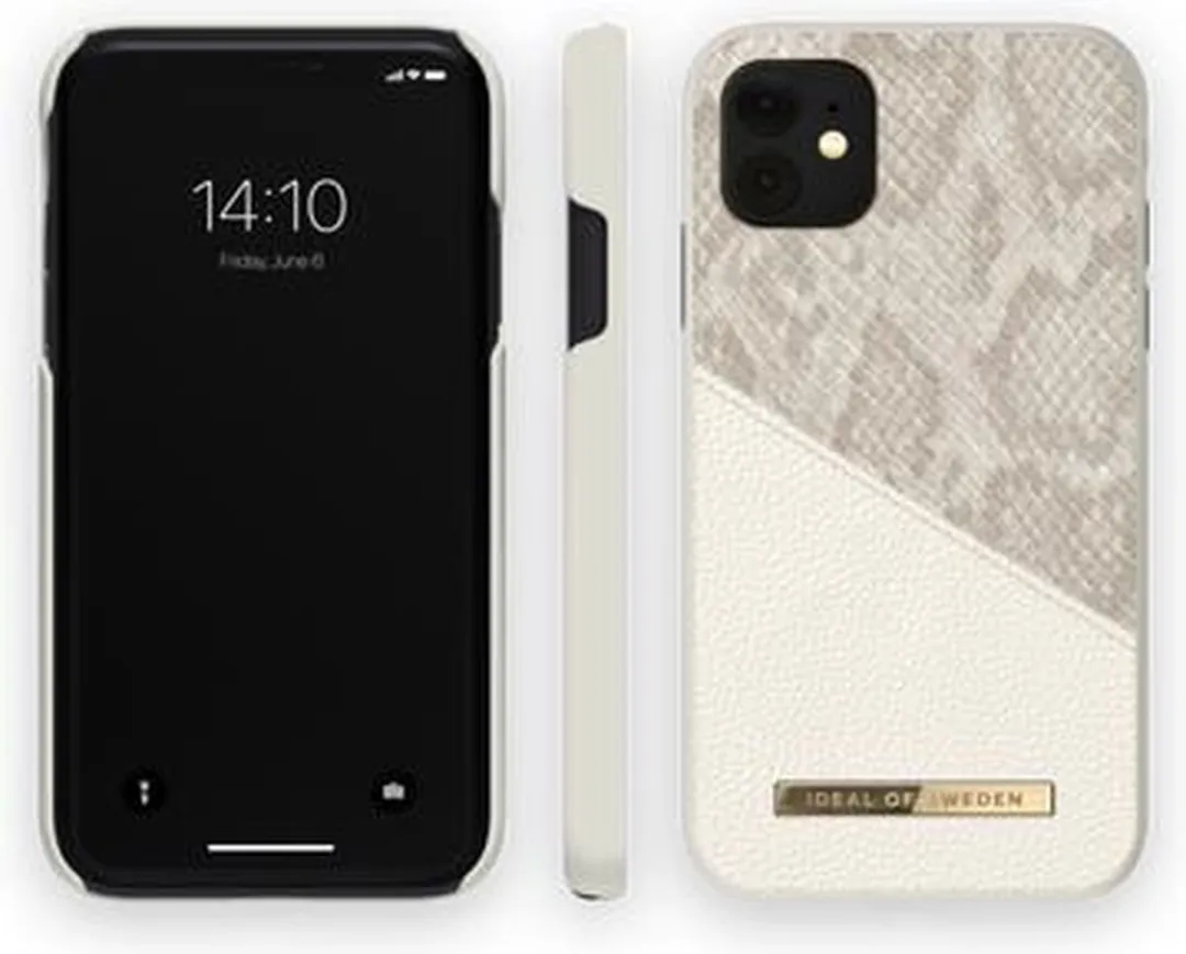 iDeal of Sweden iPhone 11/XR Atelier Case 200 - Pearl Python - afbeelding 2 van 3