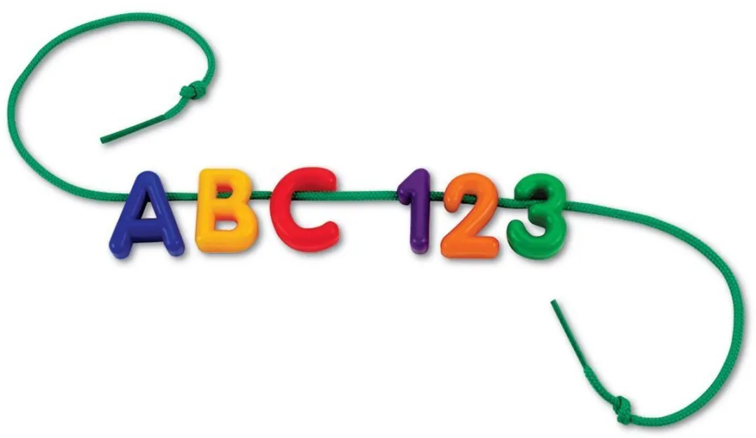 Learning Resources Uppercase Lacing Alphabet - Multicolor