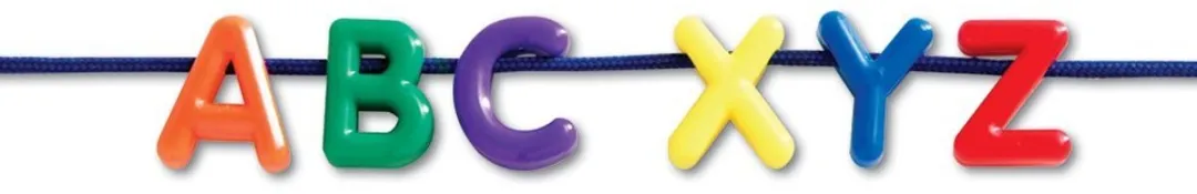 Learning Resources Uppercase Lacing Alphabet - Multicolor