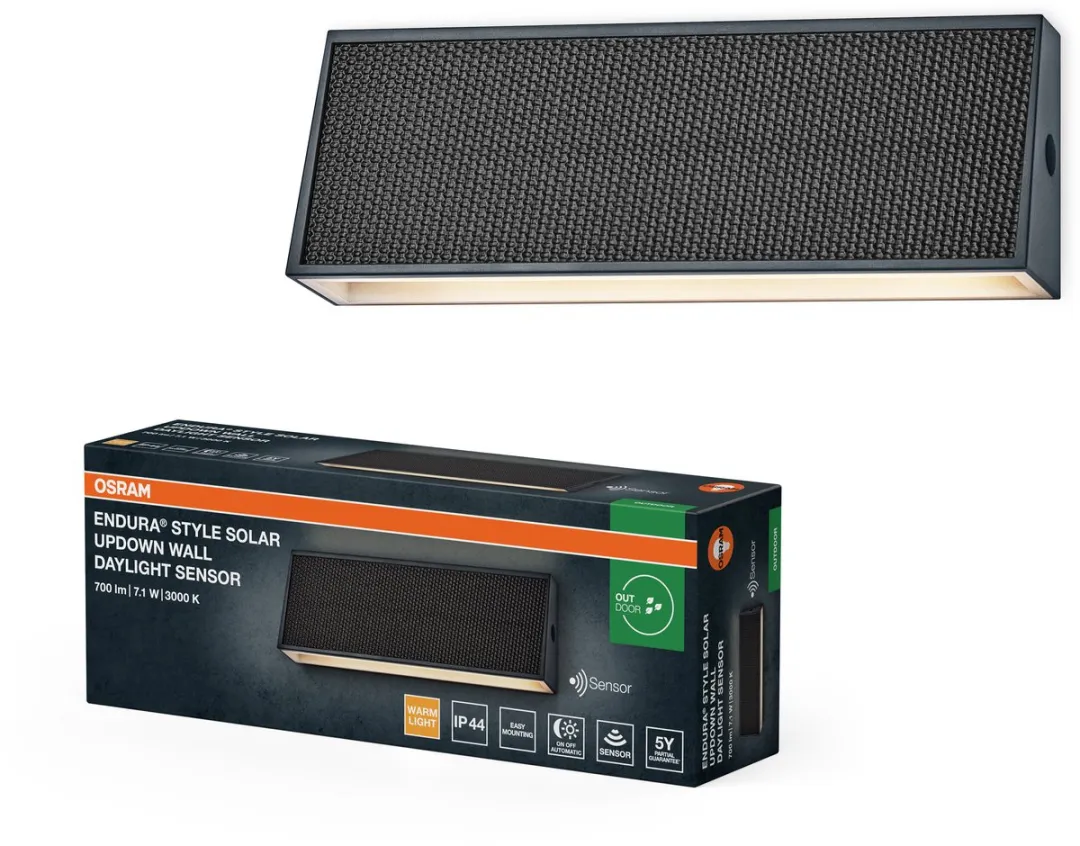 Osram Endura Style Solar Wandlamp 7,1W Warm Wit - IP44