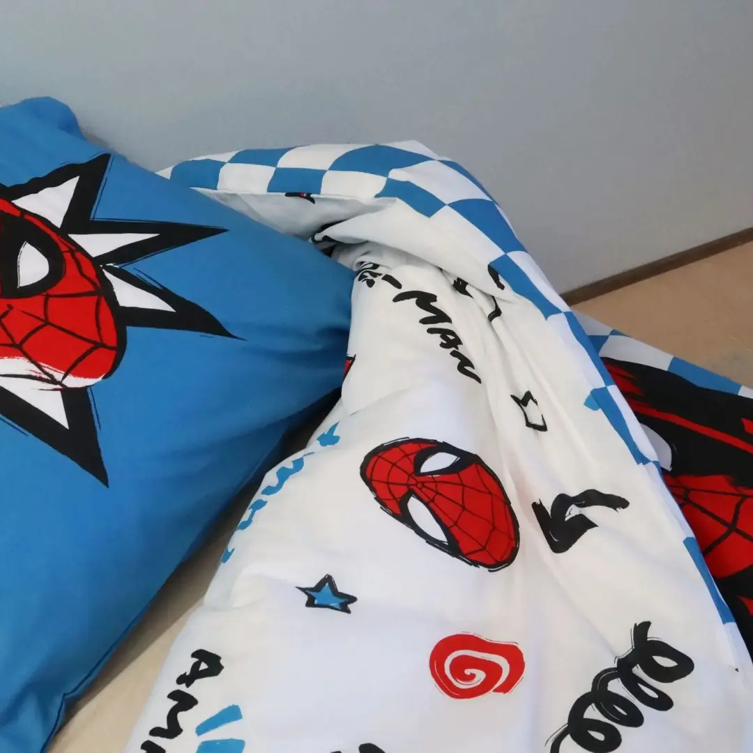 Spider-Man Dekbedovertrek Eenpersoons - 1 Kussensloop - afbeelding 3 van 3