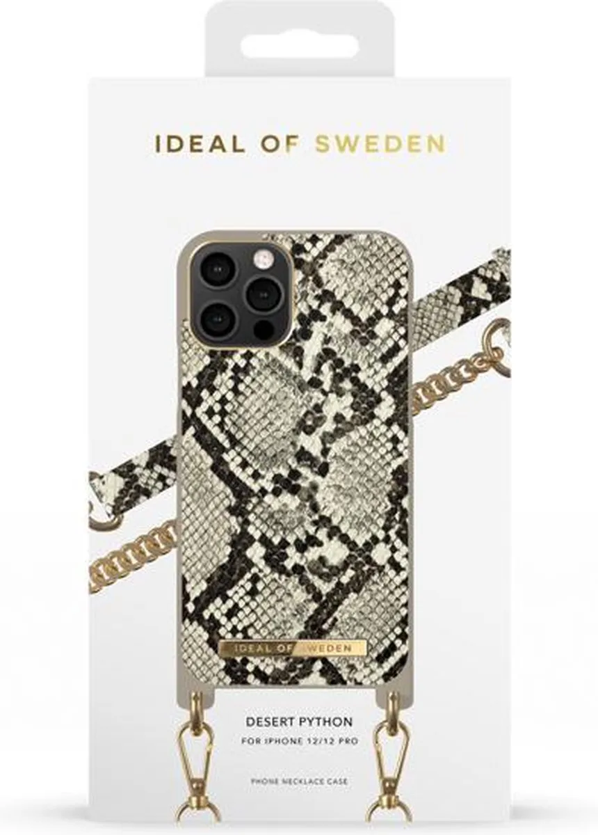 iDeal of Sweden Phone Necklace Case iPhone 12/12 Pro Desert Python - IDNCSS20-I2061-203 - afbeelding 6 van 6