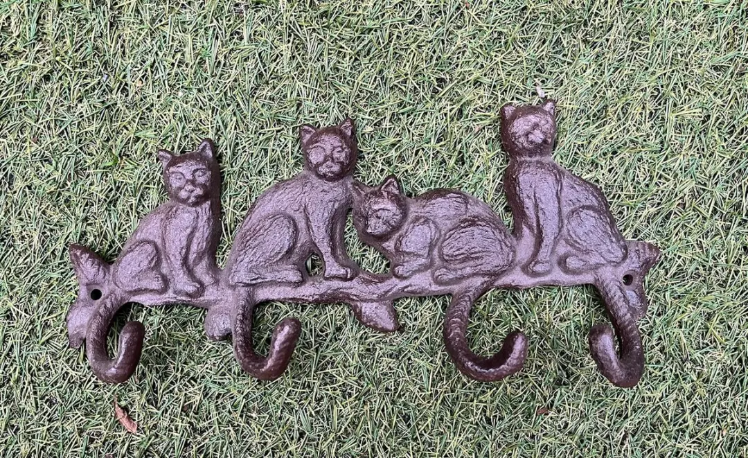 Esschert Design kapstok kattenstaartjes