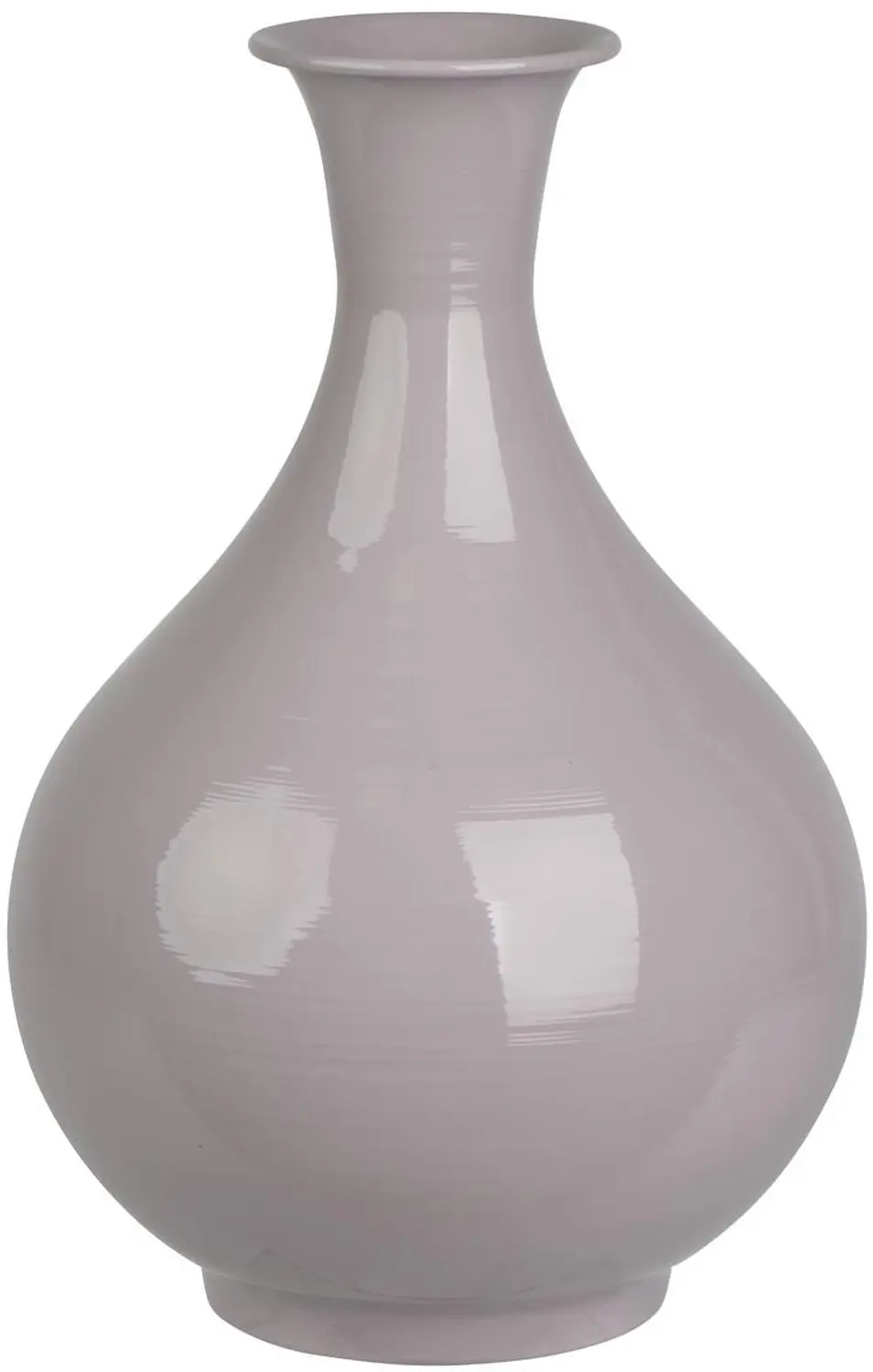 Kaemingk Vaas Conisch Lila-grijs Ø23 H35cm