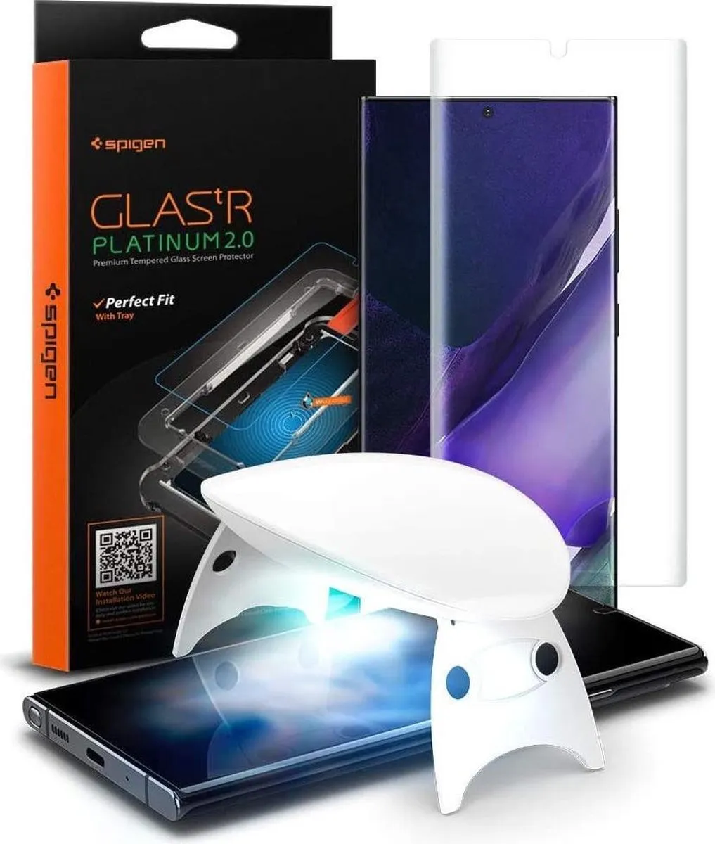Spigen Glas tR Platinum HD AGL01446 - Samsung Galaxy Note20 Ultra