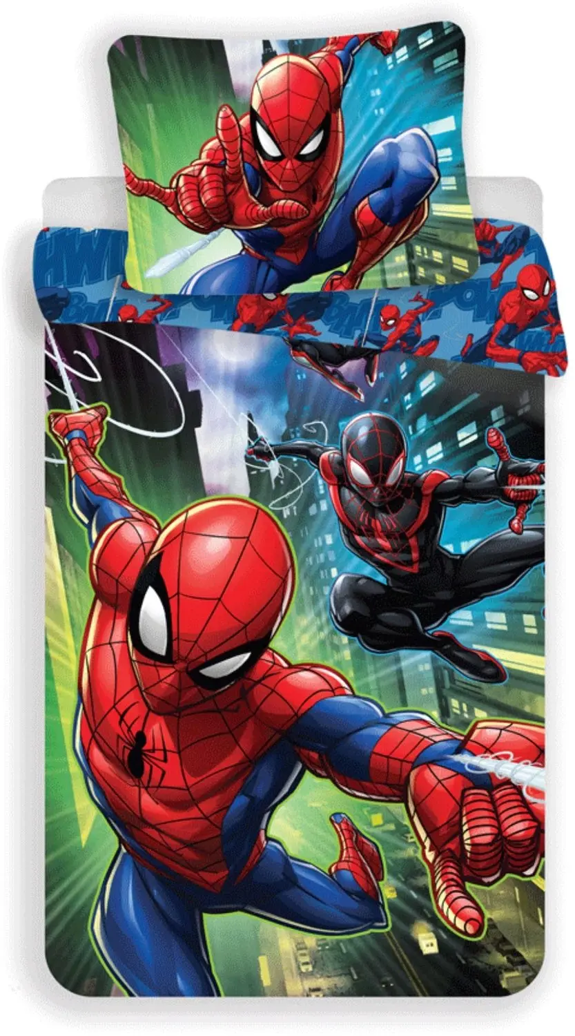 Spider-Man Slaapkamerset Dekbedovertrek & 2in1 Kussen - afbeelding 5 van 6