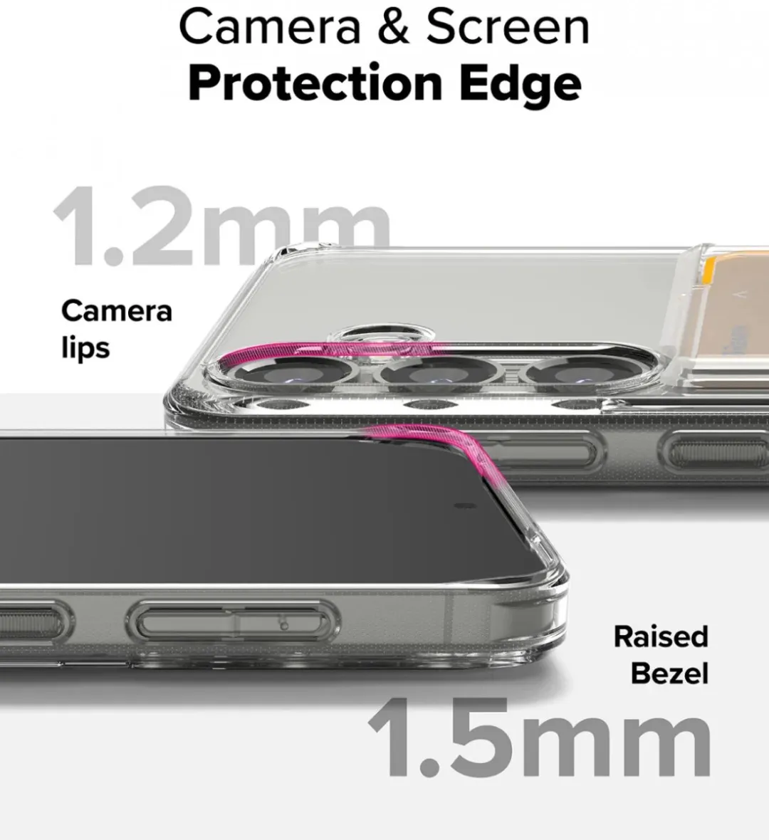 Ringke Fusion Card Hoesje Samsung Galaxy S25 - Transparant