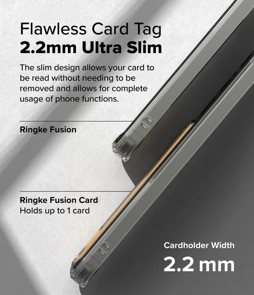 Ringke Fusion Card Hoesje Samsung Galaxy S25 - Transparant - afbeelding 6 van 6