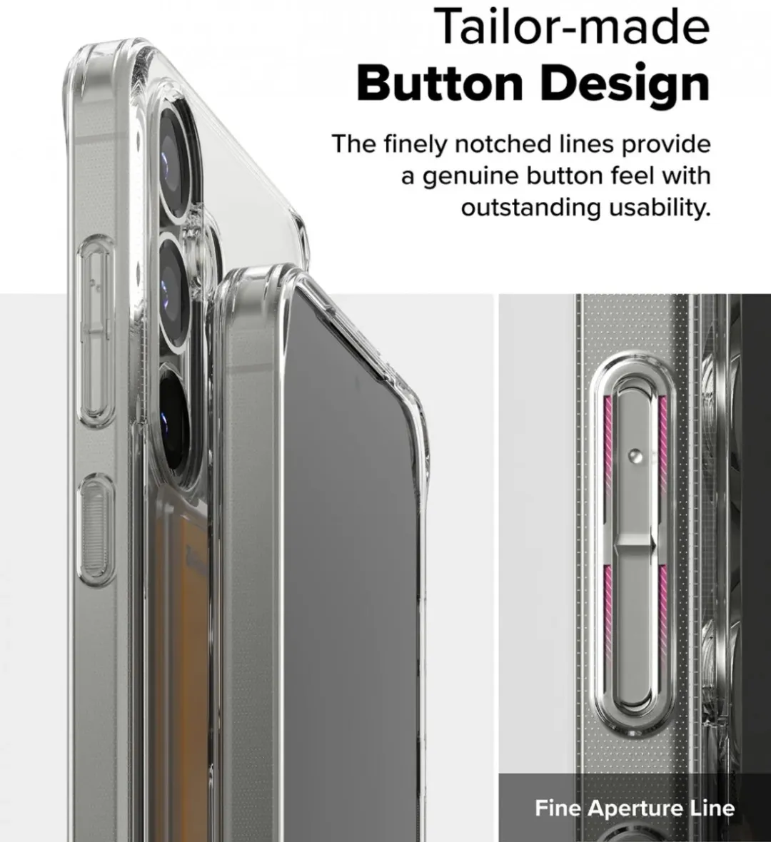 Ringke Fusion Card Hoesje Samsung Galaxy S25 - Transparant