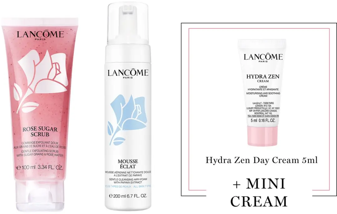 Lancôme 2-Step Gezichtsreiniging Skincare Routine: Exfoliant