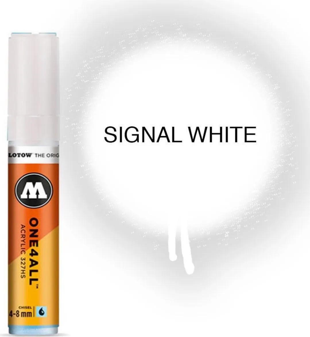 Molotow One4All 4-8mm Marker Signal White