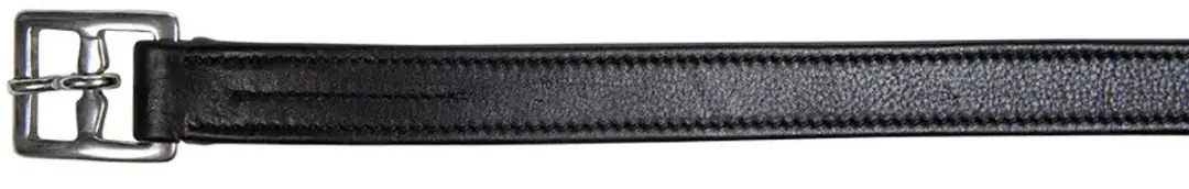 HKM Anna lederen stijgbeugels - 125cm - Zwart - afbeelding 2 van 3