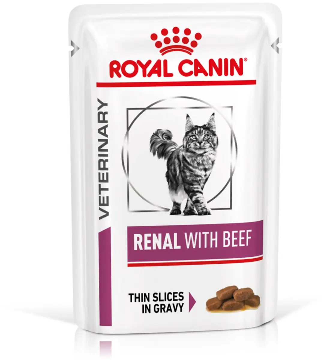 Royal Canin Renal Kattenvoer Nat met Rund