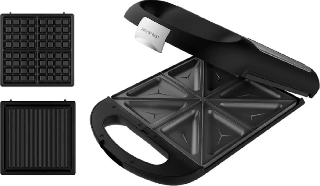 Cecotec Rock'nToast Family 3-in-1 Sandwichmaker