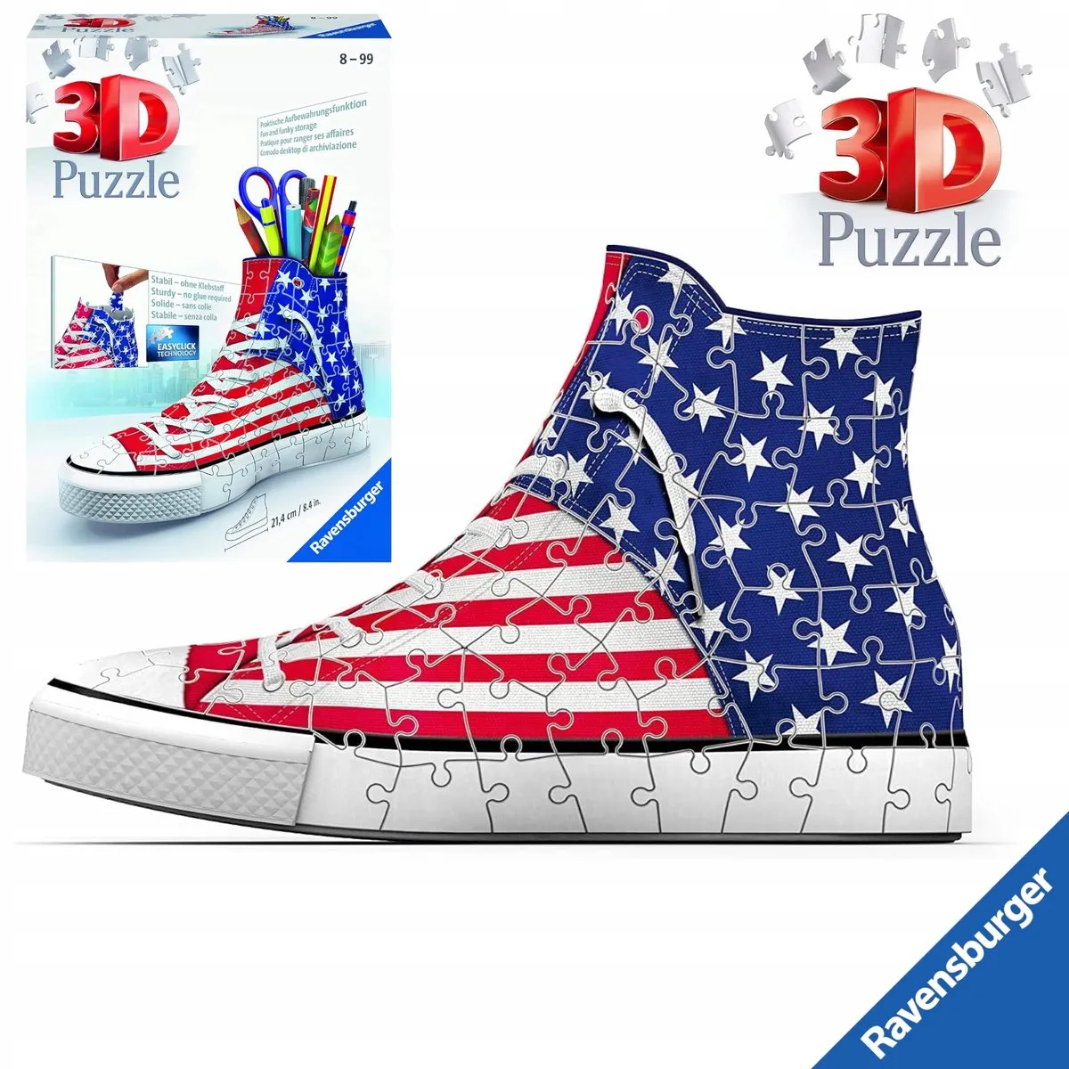 Ravensburger 3D Puzzel Sneaker 108 Stuks