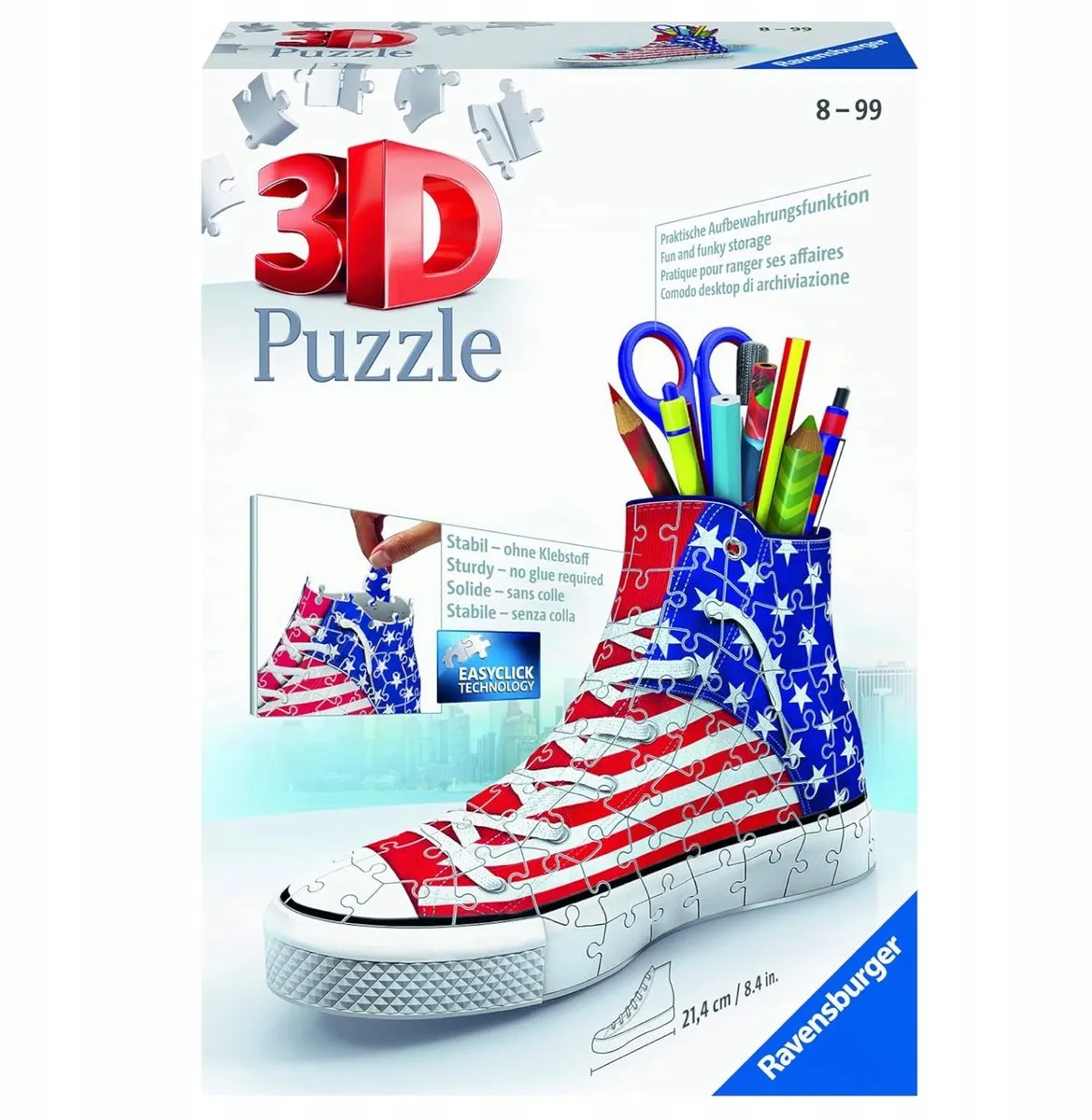 Ravensburger 3D Puzzel Sneaker 108 Stuks - Multi - afbeelding 2 van 5