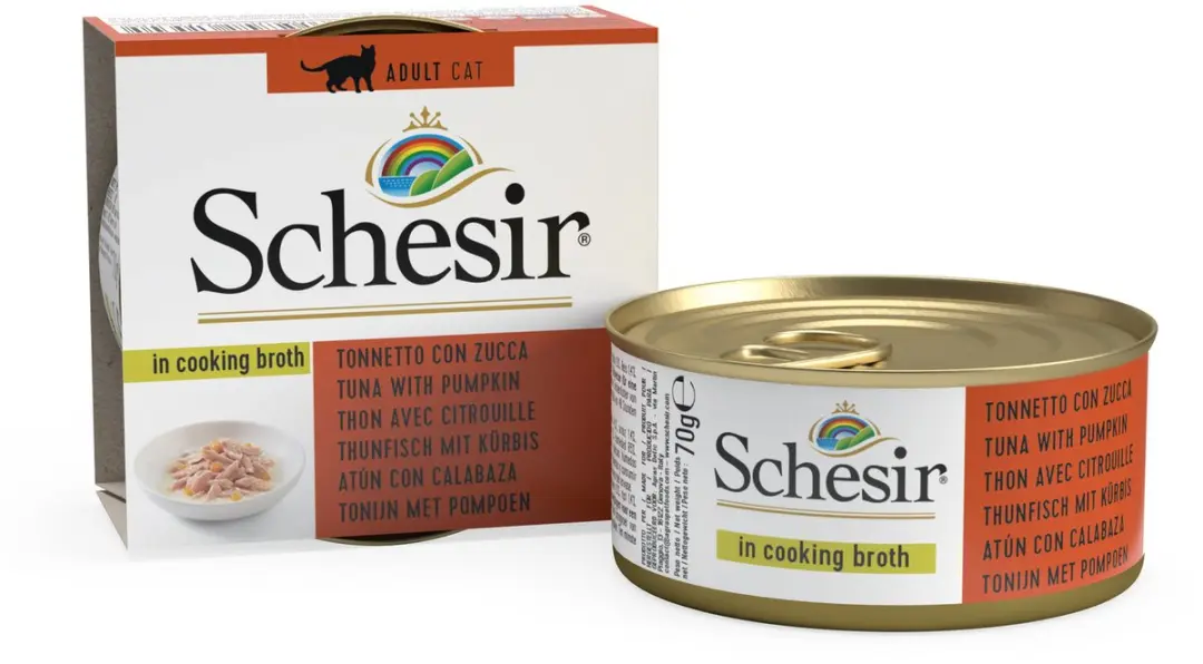 Schesir Tonijn & Pompoen Kat Natvoer - 14 x 70g - afbeelding 5 van 6