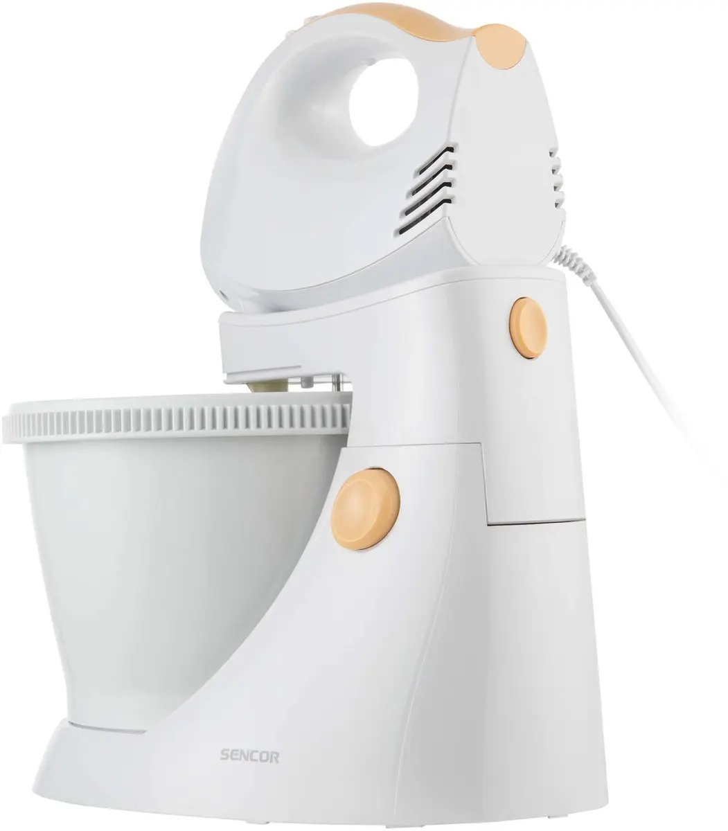 Sencor SHM 5330 EUE3 Handmixer - 500W - Wit/Geel - afbeelding 6 van 6