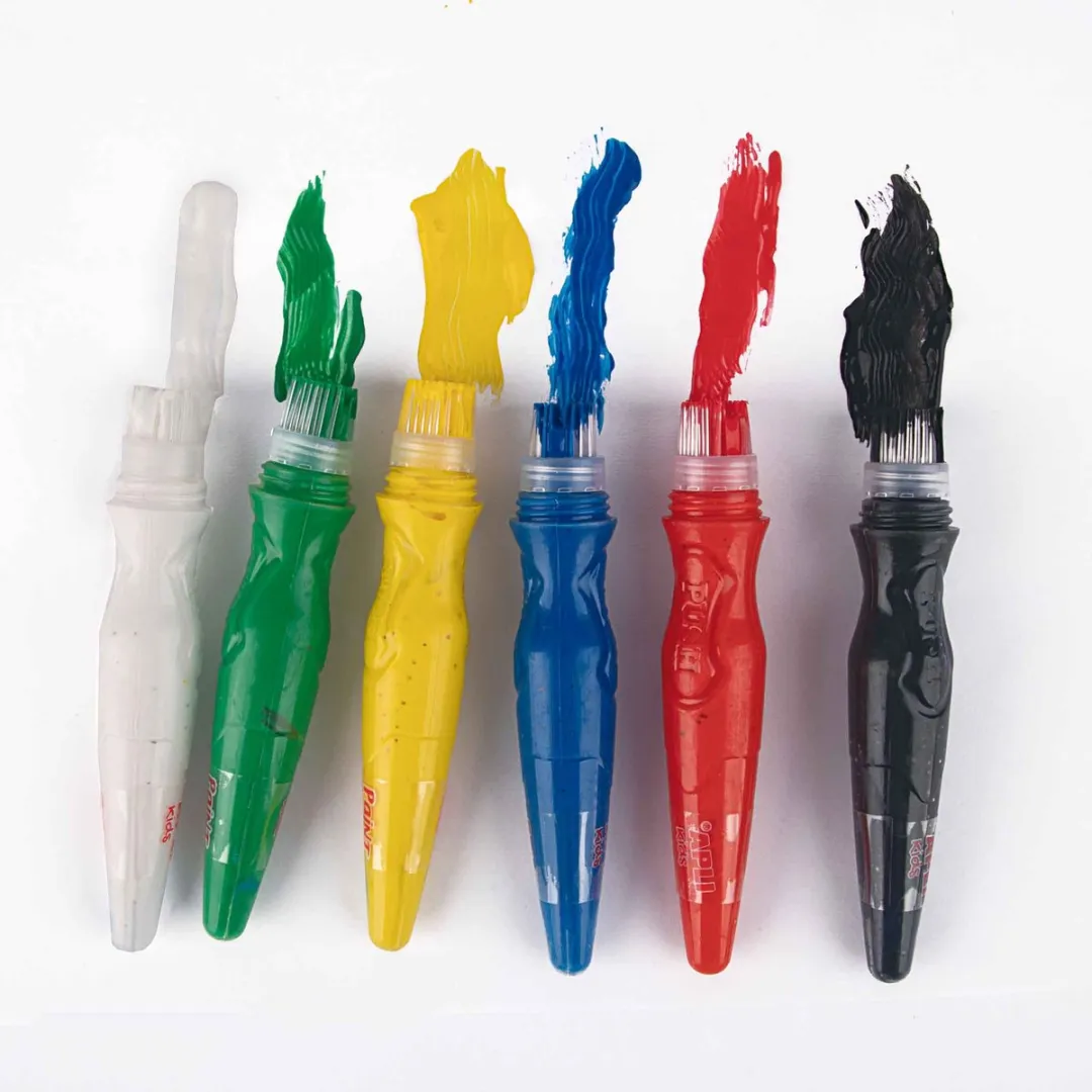 Apli Kids Verftubes met kwast - 6 Kleuren 14ml