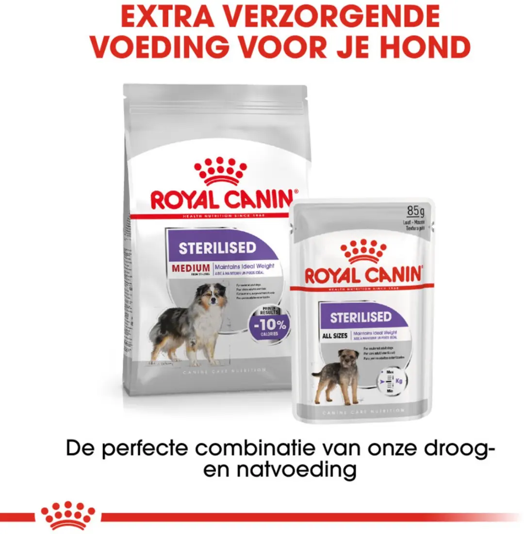 Royal Canin Sterilised Medium Hondenvoer Droog - 4 x 3 kg - afbeelding 4 van 5